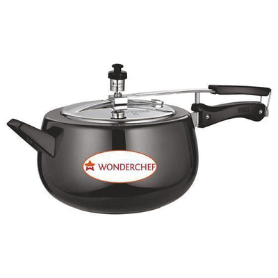 Wonderchef Raven Pressure Cooker Hard Anodized Inner Ss Lid With Induction Base 5L