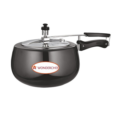 Wonderchef Raven Pressure Cooker Hard Anodized Inner SS Lid with Induction Base 3L